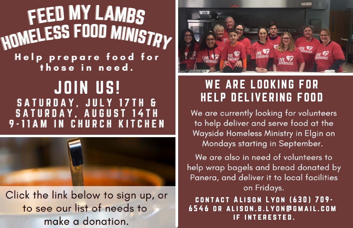 FEED MY LAMBS Immanuel Lutheran Church & School